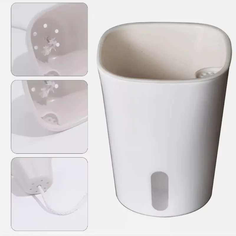 2pcs Self Watering Plants Pot  Automatic Watering Irrigation Gardening Pots for Plants Lazy Home Decoration Bonsai Plant Pot