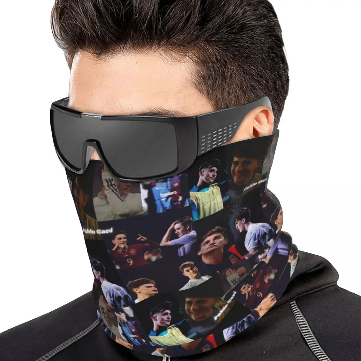Pablo Gavi Aesthetic Bandana Neck Cover Printed Mask Scarf Riding Cycling Scarf Unisex Adult Windproof