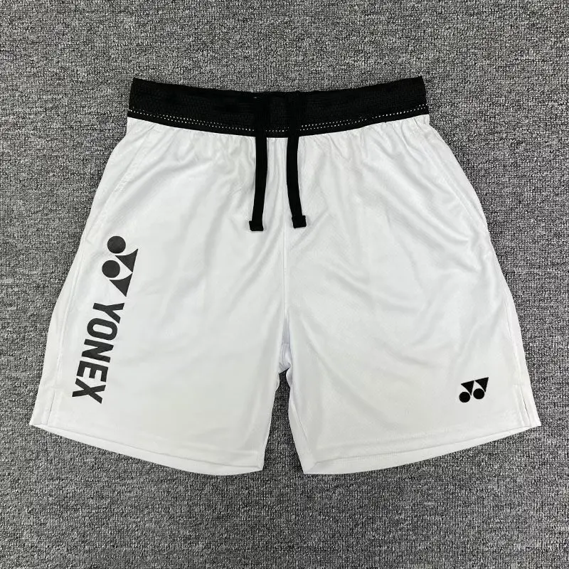 YONEX 남성용 배드민턴 세트 – 통기성 속건성 반바지, 러닝 및 체육관 조깅에 적합한 캐주얼 스포츠 쇼츠