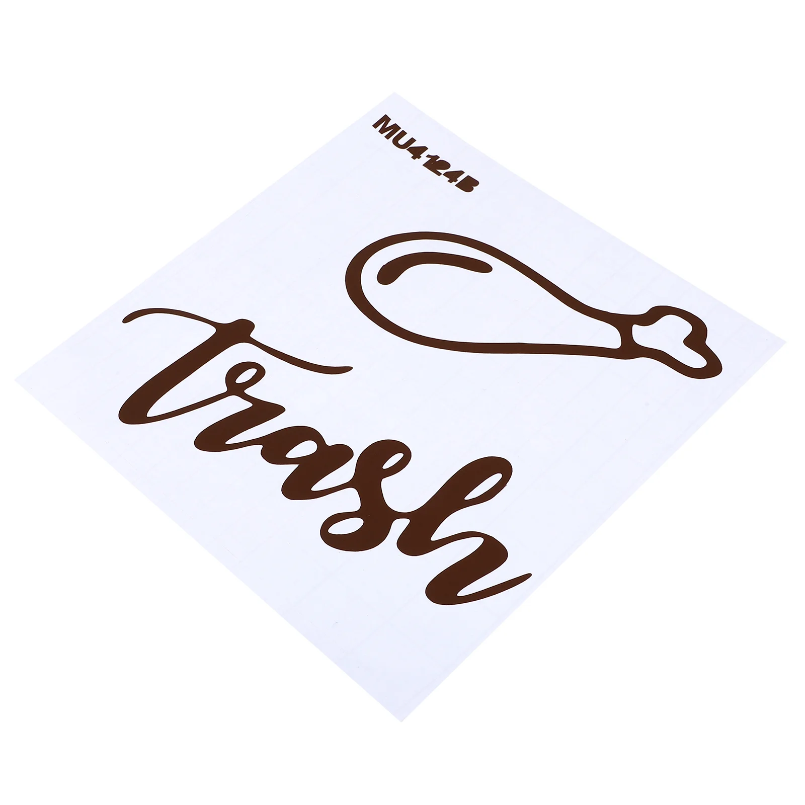 

Recycle Trash Bin Sticker Waterproof PVC Self Adhesive Overlay Trash Can Classification Decal for Daily Use