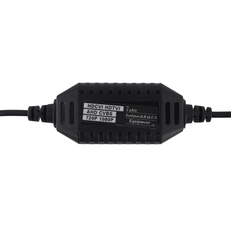 1Pack Coaxial Video Ground Loop Isolator Balun Male To Female For CCTV Camera