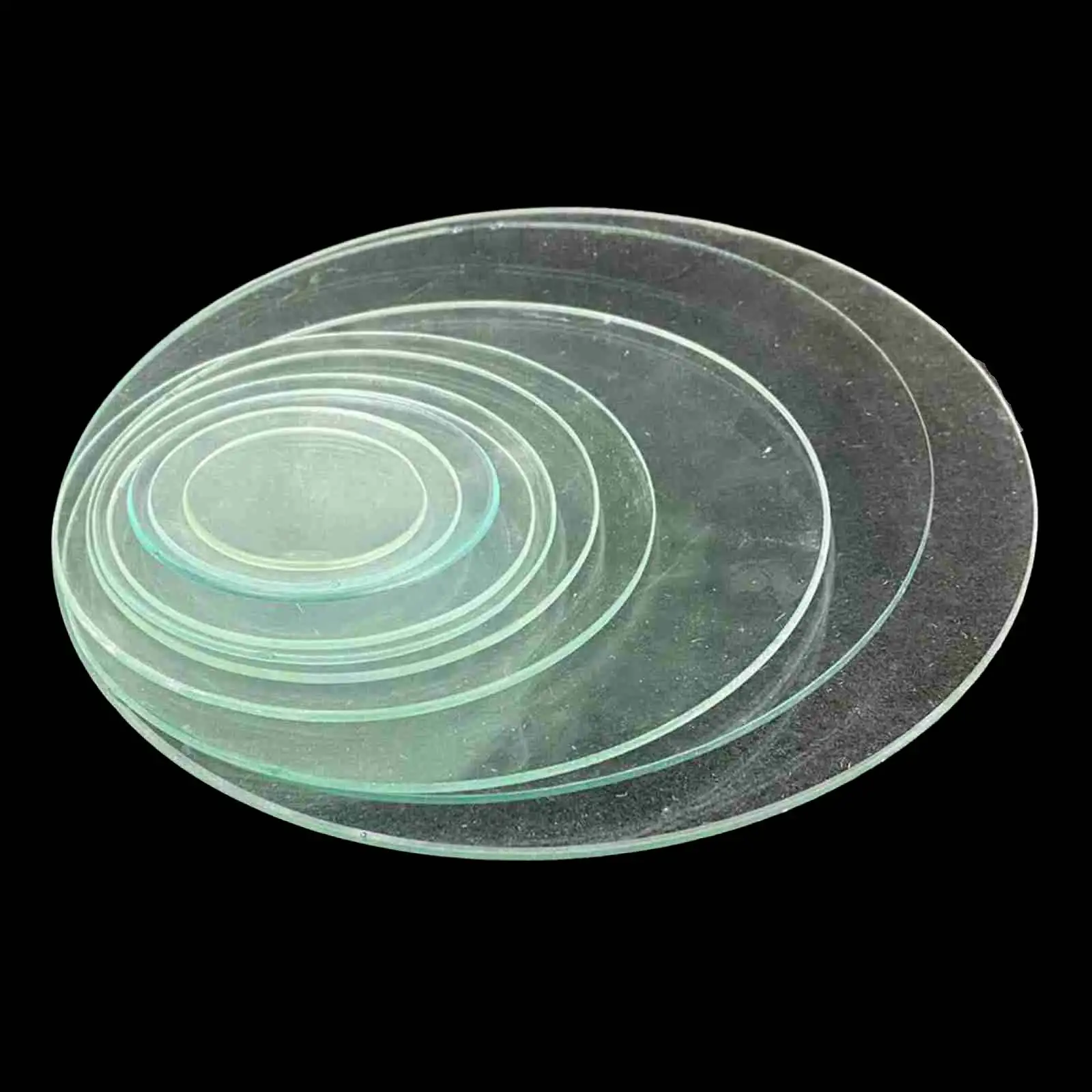 Diameter 45-200mm Watch Glass Beaker Cover Domed Hard Glass Lab Chemistry