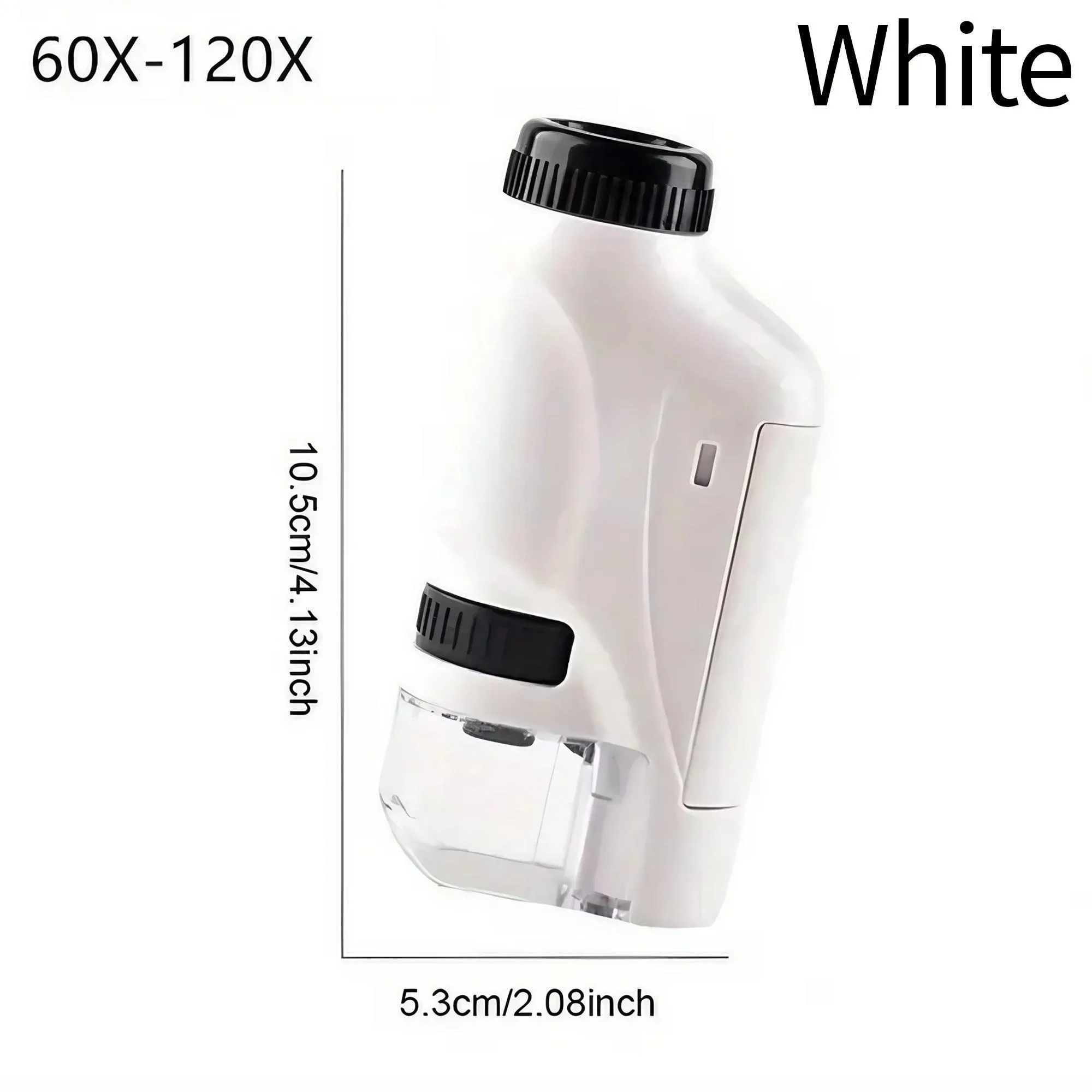 Portable Handheld Microscope for Kids - 60X-120X STEM Pocket Scope