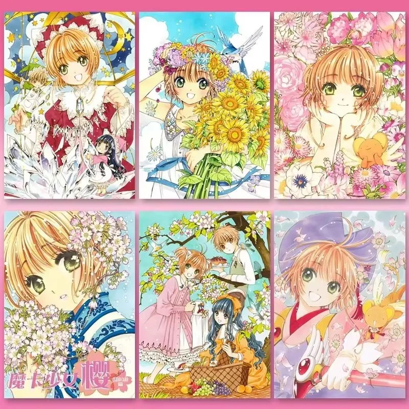Diamond Painting Japanese Classic Anime Cardcaptor Sakura Mosaic Handmade Art Round/Square Diamonds Exquisite Gift Home Decor
