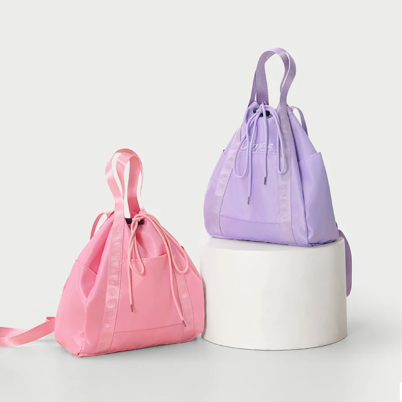 Dance Bag for Girl Kids Children Pink Dance Backpack Black Handbag Book Backpack Cute Ballet Shoulder Bag