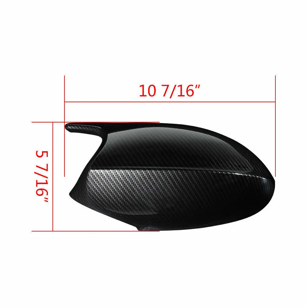PRE-LCI Carbon Fiber M3 Style Side Mirror Cover Cap US For BMW E90 E91 E92 E93