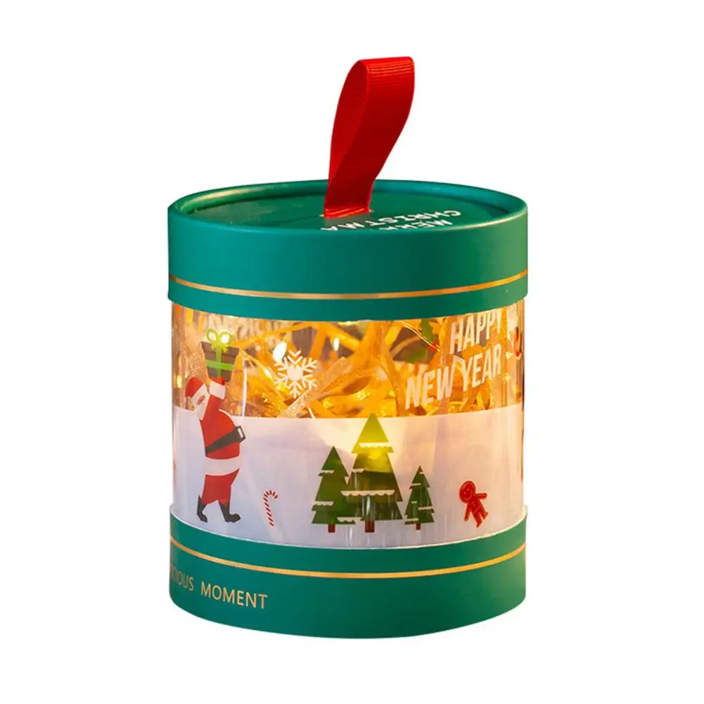 

Christmas Gift Box Candy Storage Box Festive Candy Box Transparent Packaging for Christmas Gifts Apples Mousse Cake Desserts