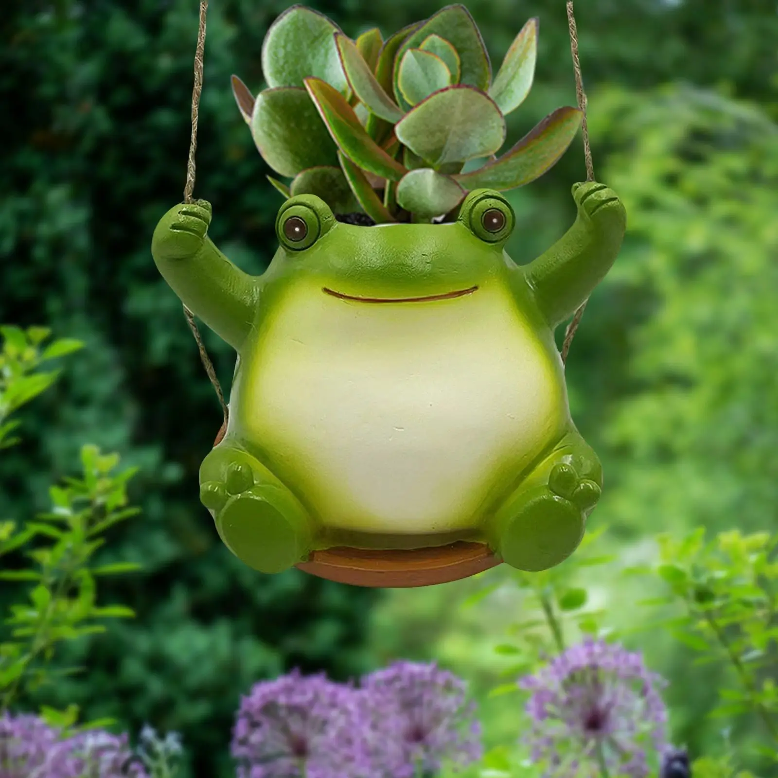 

Frog Flower Pot Outdoor Decoration Horticultural DIY Gift Cute Plant Pot Bonsai Pot for Home Courtyard Indoor Outdoor Yard