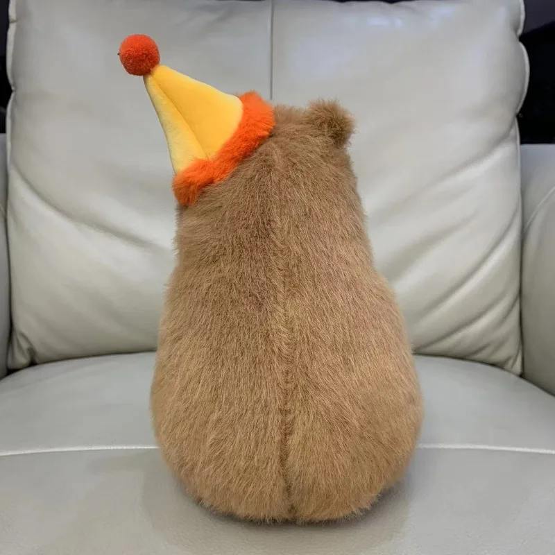 Capibara bambola di peluche carino Capibara Anime soffice giocattolo Kawaii Plushie bambola di buon compleanno regalo per ragazza amica animali di