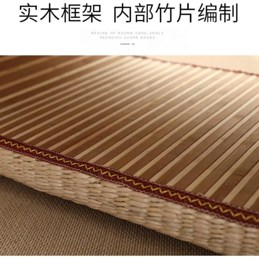 Tatami coffee table simple balcony low  Japanese bay window small coffee  straw weaving household kang