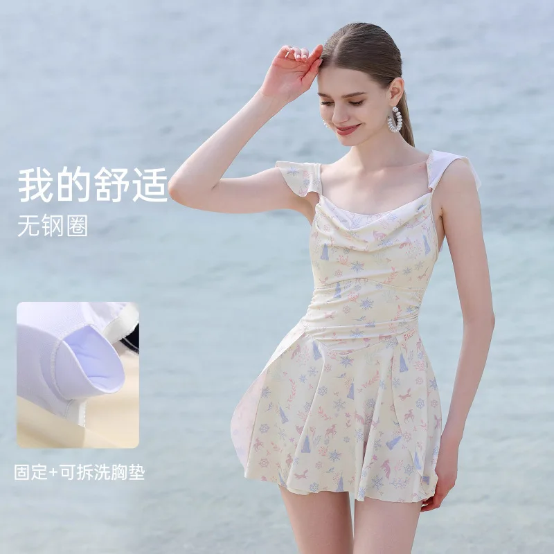 Disney damesbadpak 2025, buikbedekking, magere rok, eendelig badpak, Sea Resort Hot Spring-badpak