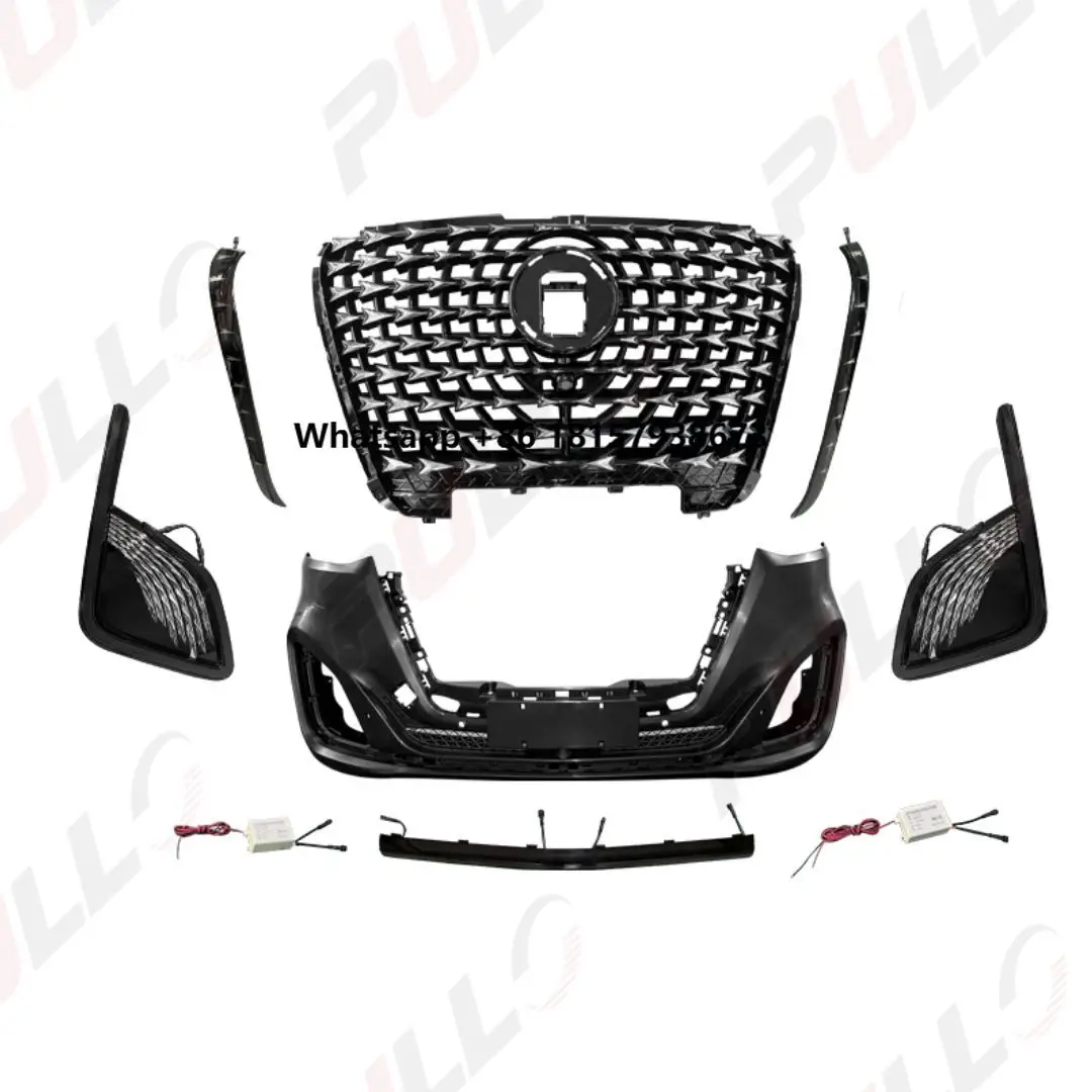 

Car Bumper with Grille Fog Light for Sprinter W906 W907 W910 2018-2020 to New Style for Upgrade