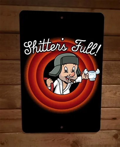 Sh***ers Full Cousin Eddie Lampoons Looney Christmas Tunes Parody  Wall Sign