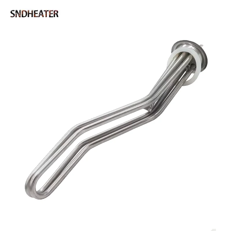 SNDHEATER 220 В 2000 Вт электрический водонагреватель сопротивление нагрева десять 201 нержавеющая сталь 63 мм фланцевый диск для дома солнечный резервуар для воды