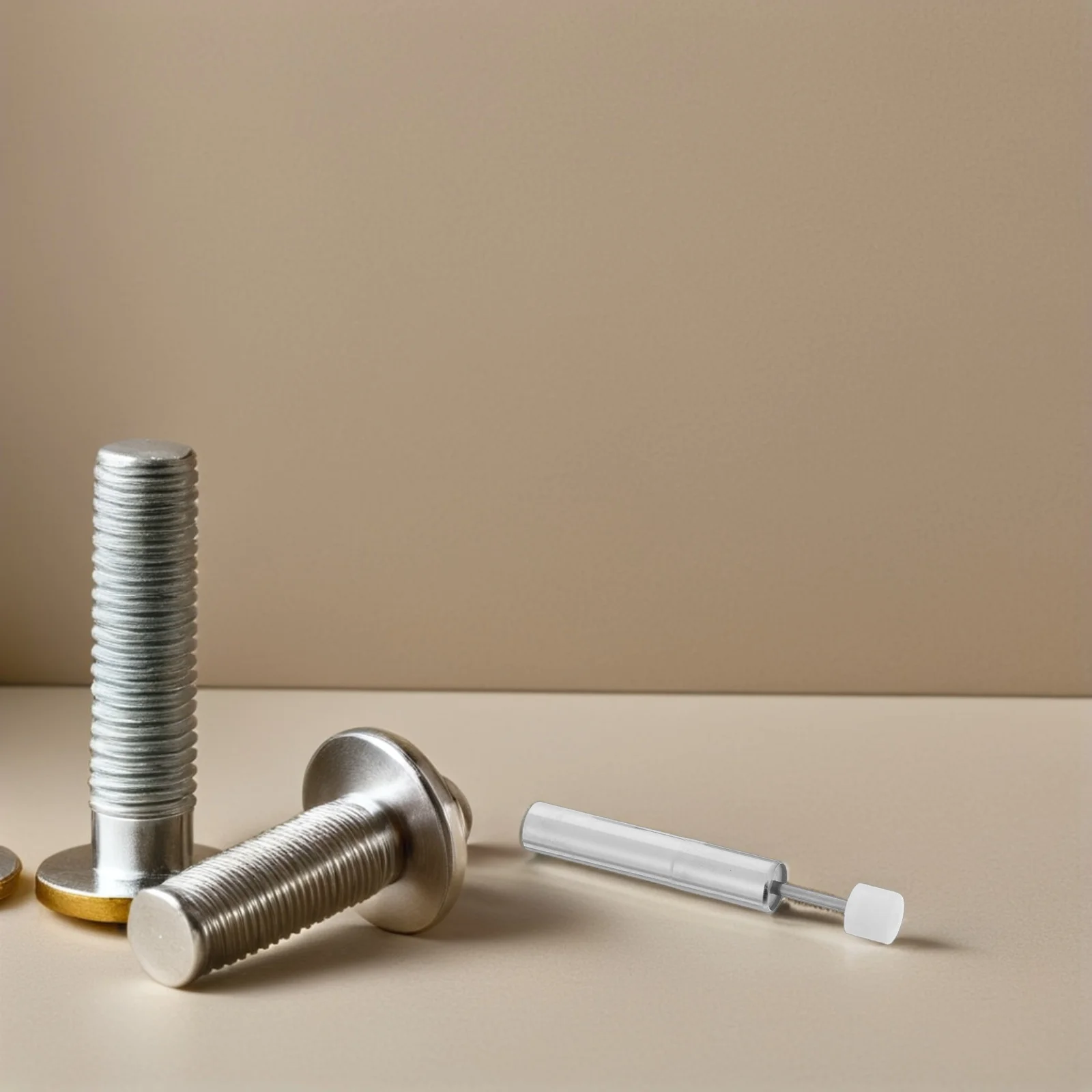 

10pcs Trash Can Damper Hydraulic Soft-Close Piston Stainless Steel Silent Descender For Kitchen Office Bathroom - Noise