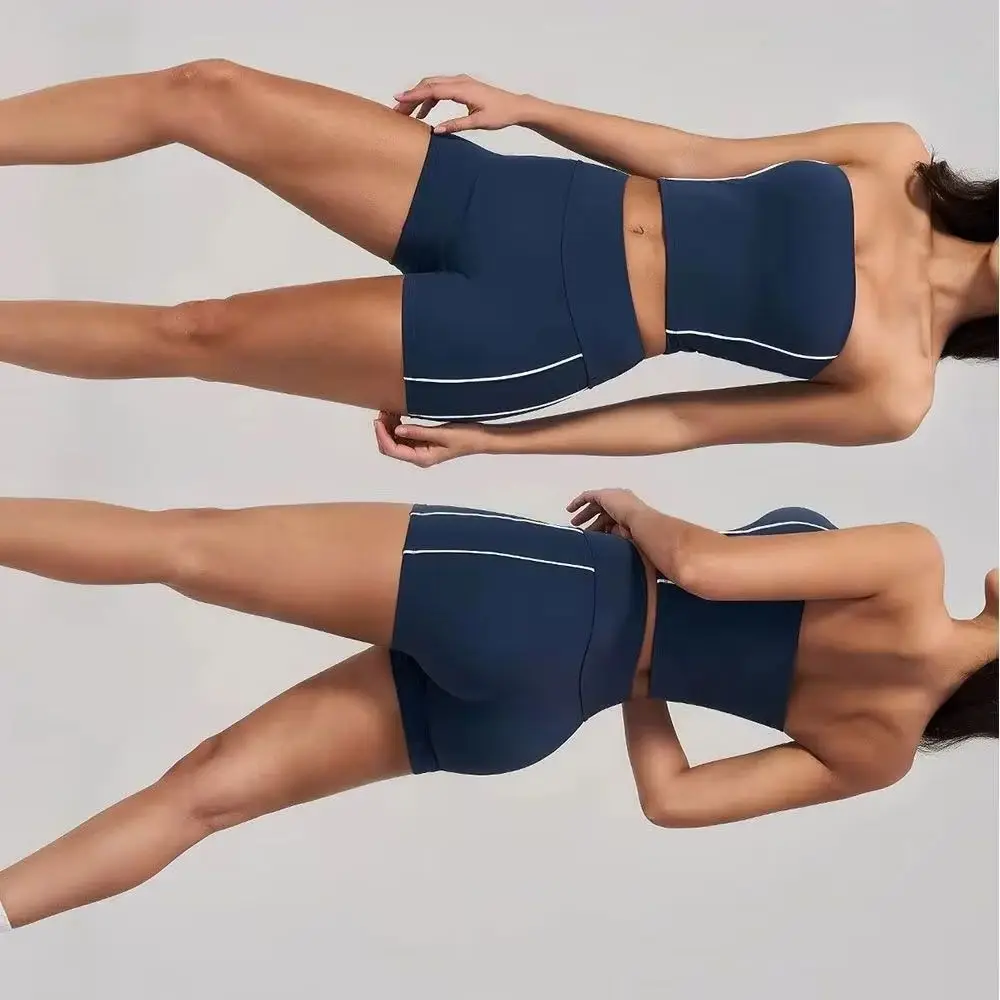 2 Piece Set Women's Tracksuit Fitness Clothes Yoga Sets Sportswear Workout Bra High Waist Leggings Set Gym Clothing Sports Suits