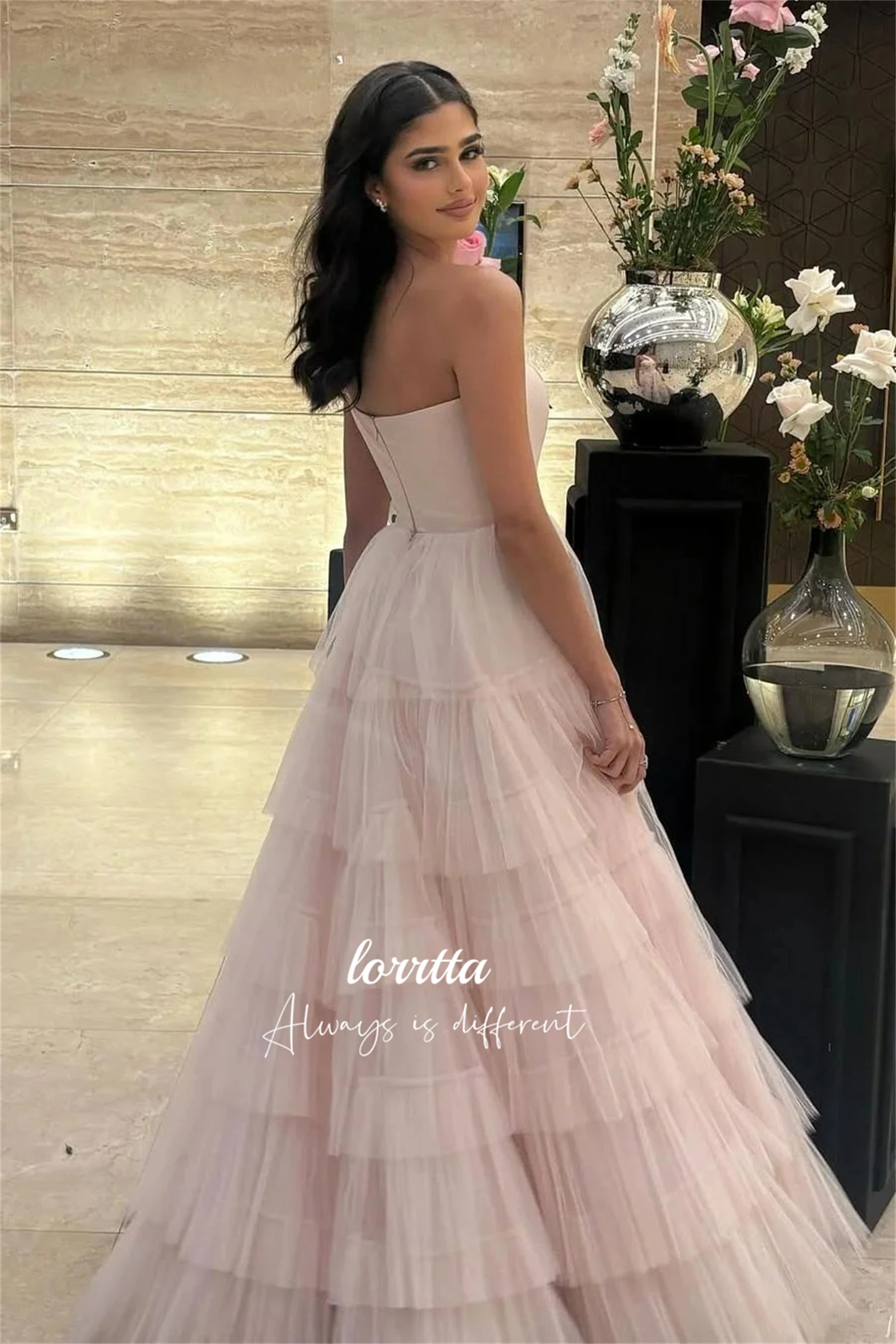 Loretta Maßgeschneidertes Partykleid für Hochzeitskleider, Hochzeitskleid, lange Ballkleider 2025, elegante Kleider, Abendkleid für Damen
