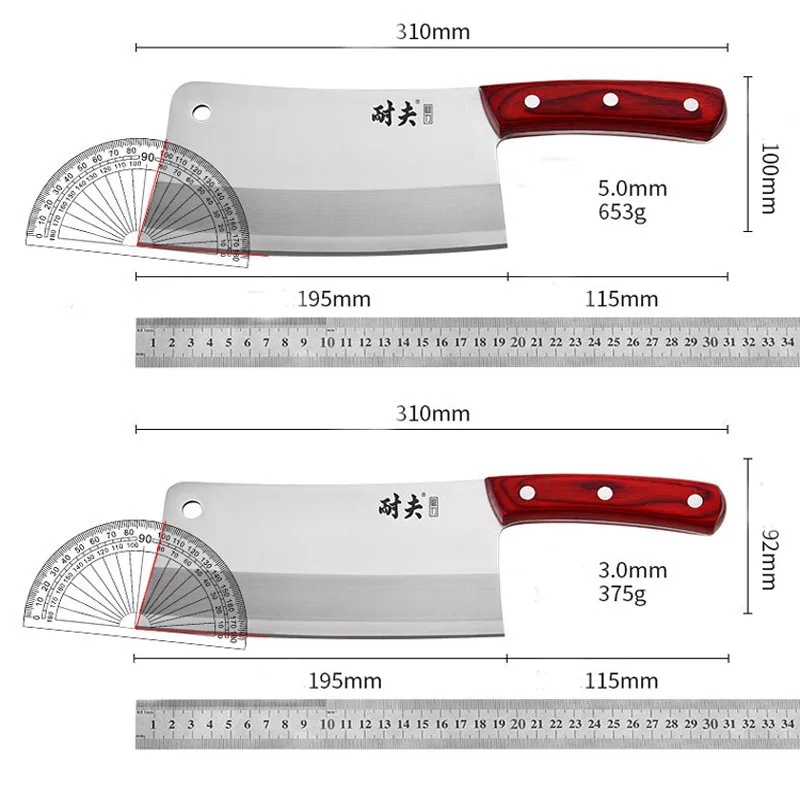 Japanese Chef Knife Professional Bone Chopper Knife Fish Fruit Knife Butcher Meat Slicing Cleaver Stainless Steel Kitchen Knife