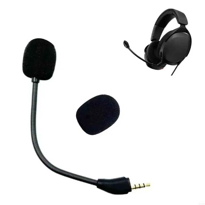 Gaming Headsets Microphone Foldable Mic Noise Cancelling Design For Cloud 3 Clear Communication On And Mobile Devices 83CF