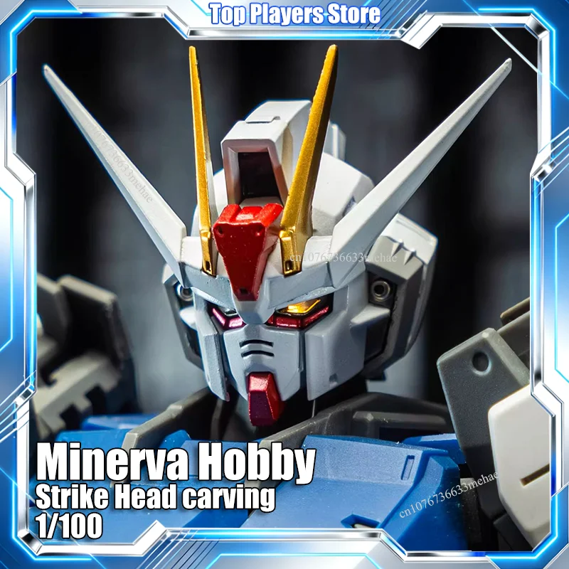 Minerva Hobby Strike GAT-X105 Cabeza de Repuesto para Modelo de Ensamblaje Estilo GK MB 1/100, Accesorio de Juguete MENG HU, Regalos de Mecha