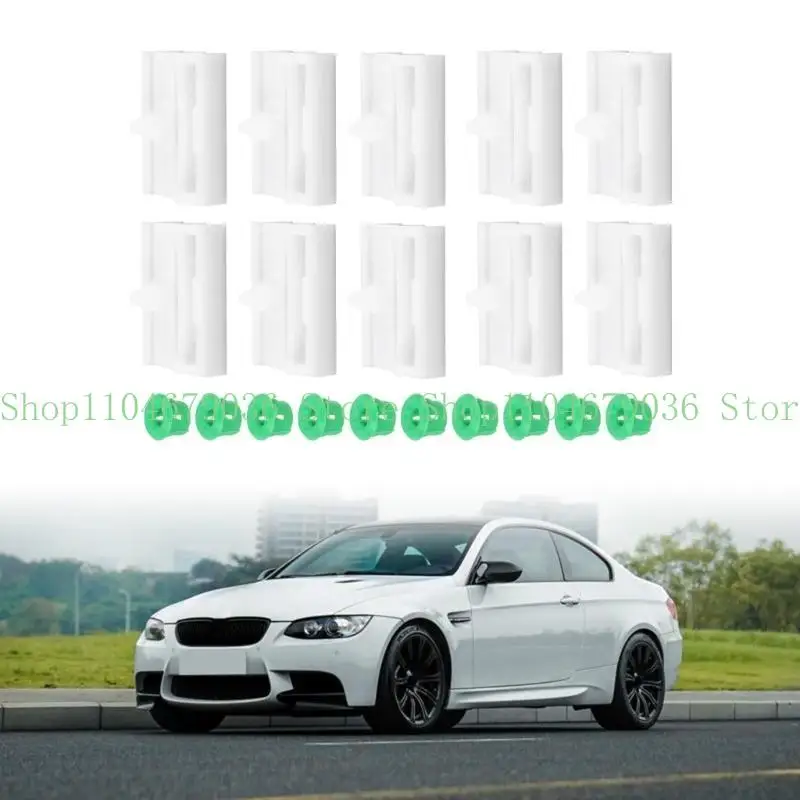 

652F Side Sill Skirt Moulding Fastener Retainer Clips With Grommets, for E32 E46 E90 51711932996 Car Body Maintenance 20pcs