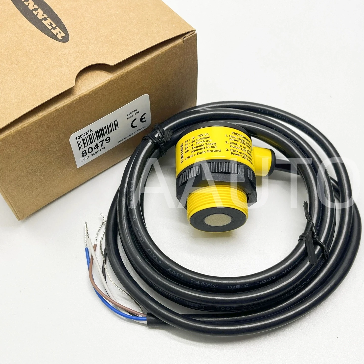 BAN-NER T30UX Series Temperature Compensated Ultrasonic Sensor T30UXIA New Original Stock