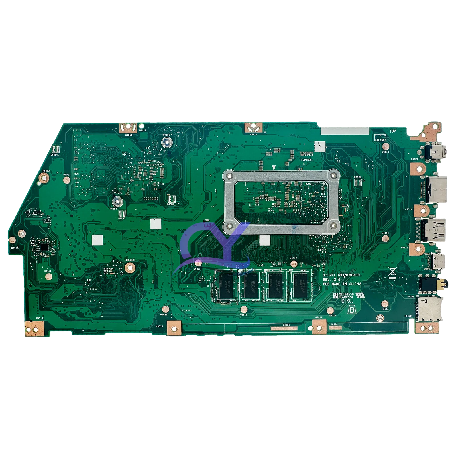 Carte mère d'ordinateur portable pour ASUS, X532FL, X532FLC, X531FL, X532F, X531F, S531F, K531F, V531F, S532F, K532F, V532F, i3, i5, i7, 8e, 10e