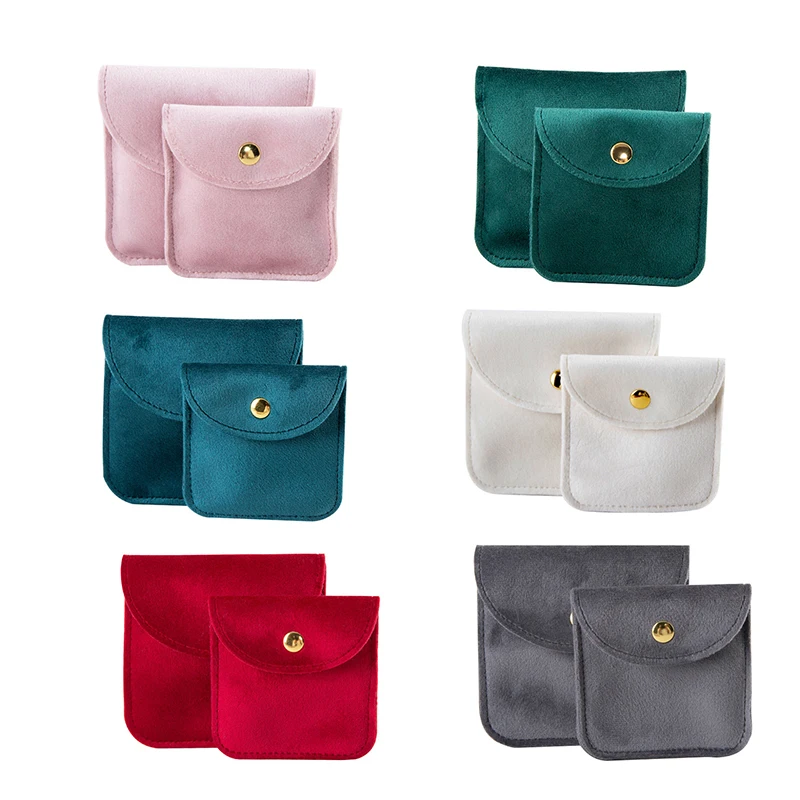 

Jewelry Packaging Box Bag For Ring Bangle Bracelet Necklace Earrings Set Portable Dust Storage Pouch Exquisite Packaging Gift