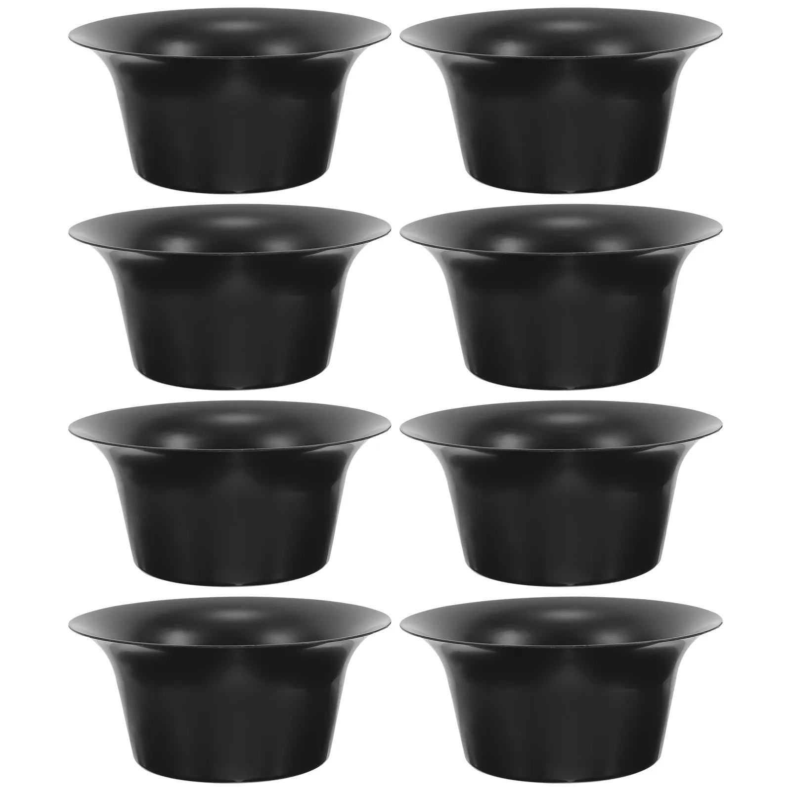 8Pcs Plastic Sacrifice Flower Pot Sturdy Cemetery Flower Holder for Memorial Funeral Tomb Sweeping Day Supplies