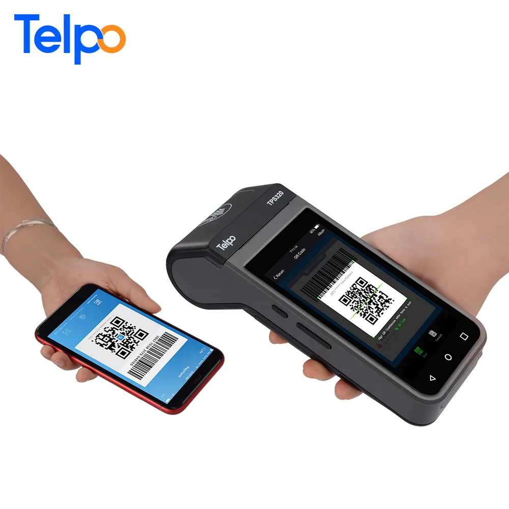 TPS320 mobile pos qr code scanner for warehouse management/logistics/storage