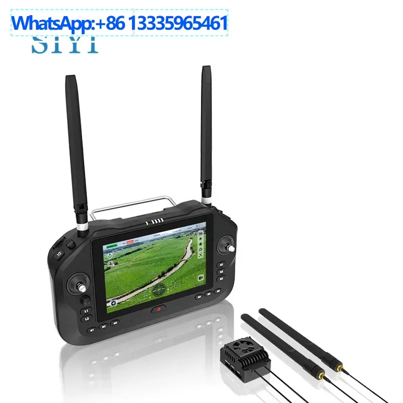 

SIYI UniRC 7 Pro, двухчастотная, 40 км, высокая производительность, 7-дюймовая портативная заземляющая станция высокой четкости, пульт дистанционного управления