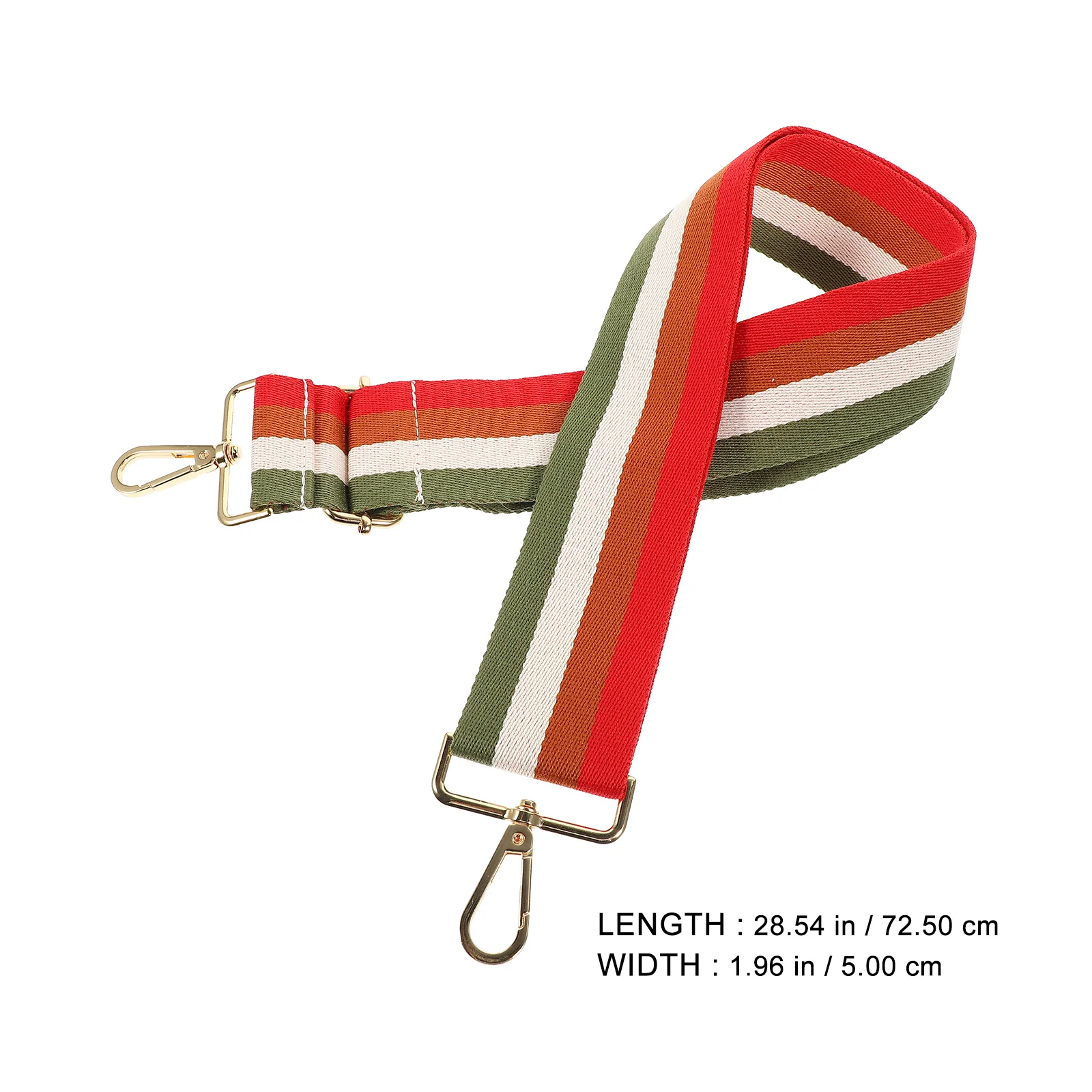 

Fashionable Printed Cotton Cloth Bag Strap Durable Buckle Design for Women Handbags Cross-Body Bag Replacement Decor