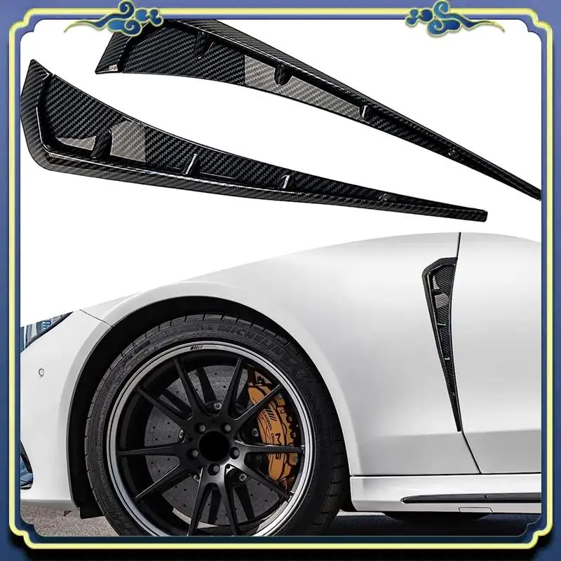 

AU16-Universal Car Mudguard Side Vent Decorative Stickers, Air Flow Intake Hole Grille Accessories ,ABS