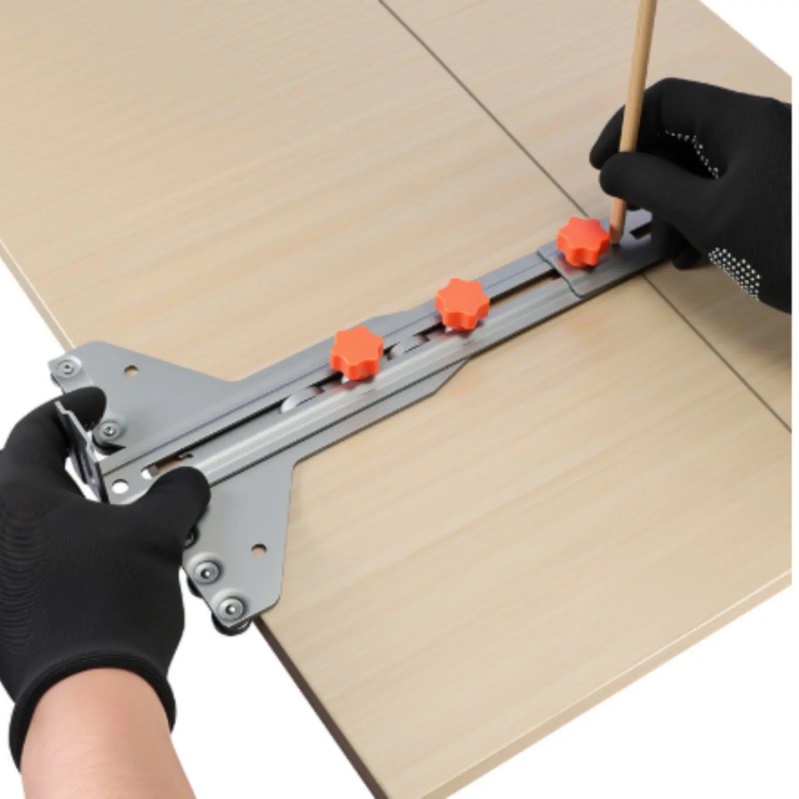 

Circle Cutting Jig Universal Fit Router Circle Cutter Round Cutting Guide Stable Base Woodworking Tool Easy to Use for Workshop