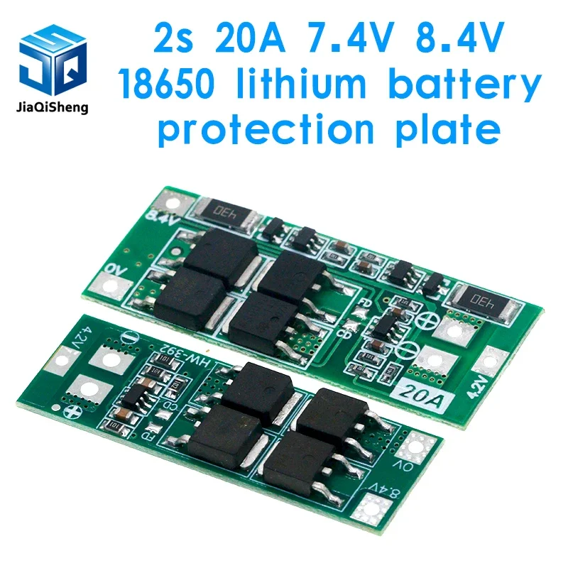 2S 20A 7.4V 8.4V 18650 Lithium Battery Protection Board/BMS Board Standard/Balance For DIY