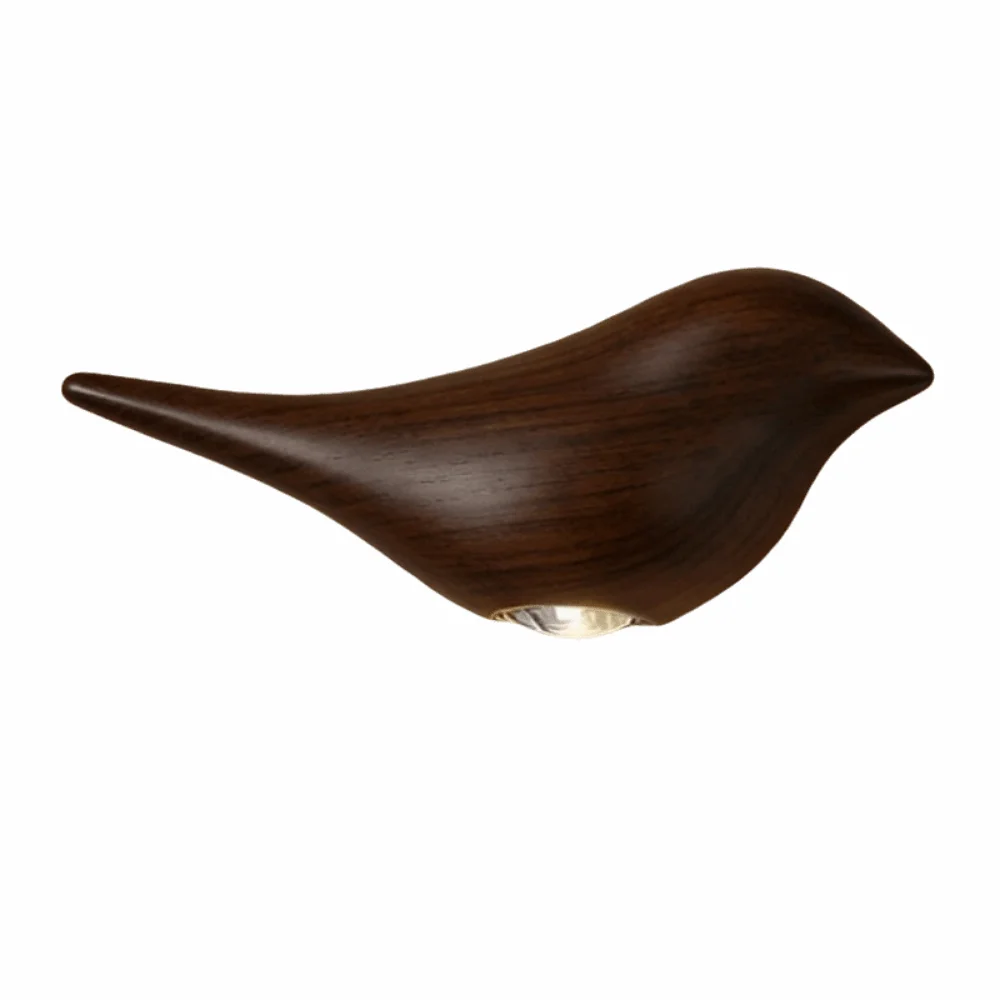 Warm Glow LED Bird Sconce Waterproof Dimmable Magnetic Wall Lamp Energy Saving Cordless Install Bird Shaped Decorative Lamp