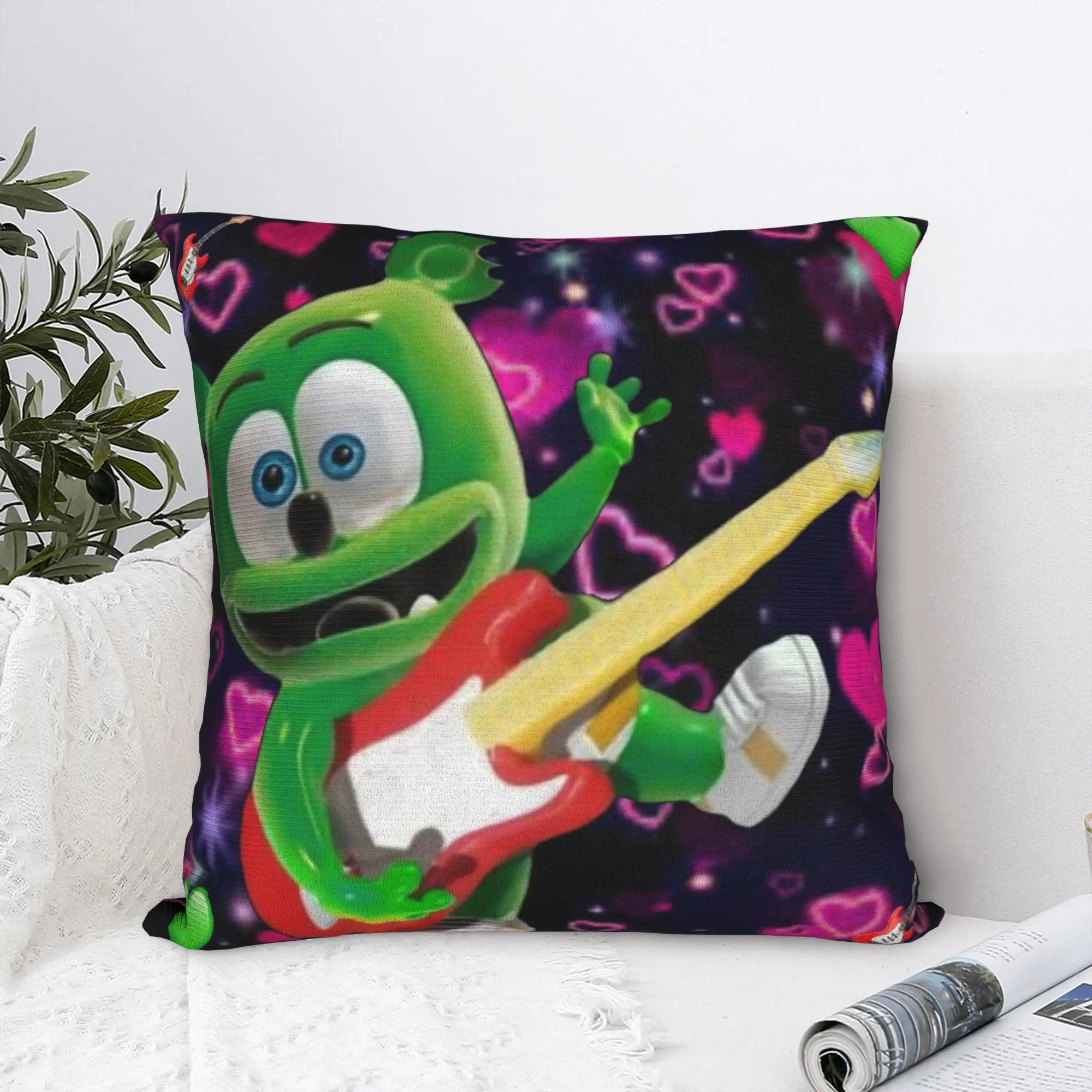 Seat Decoration  Gummibars bear Pillowcases Stuff  Pillow Cover Zipper Multi Size