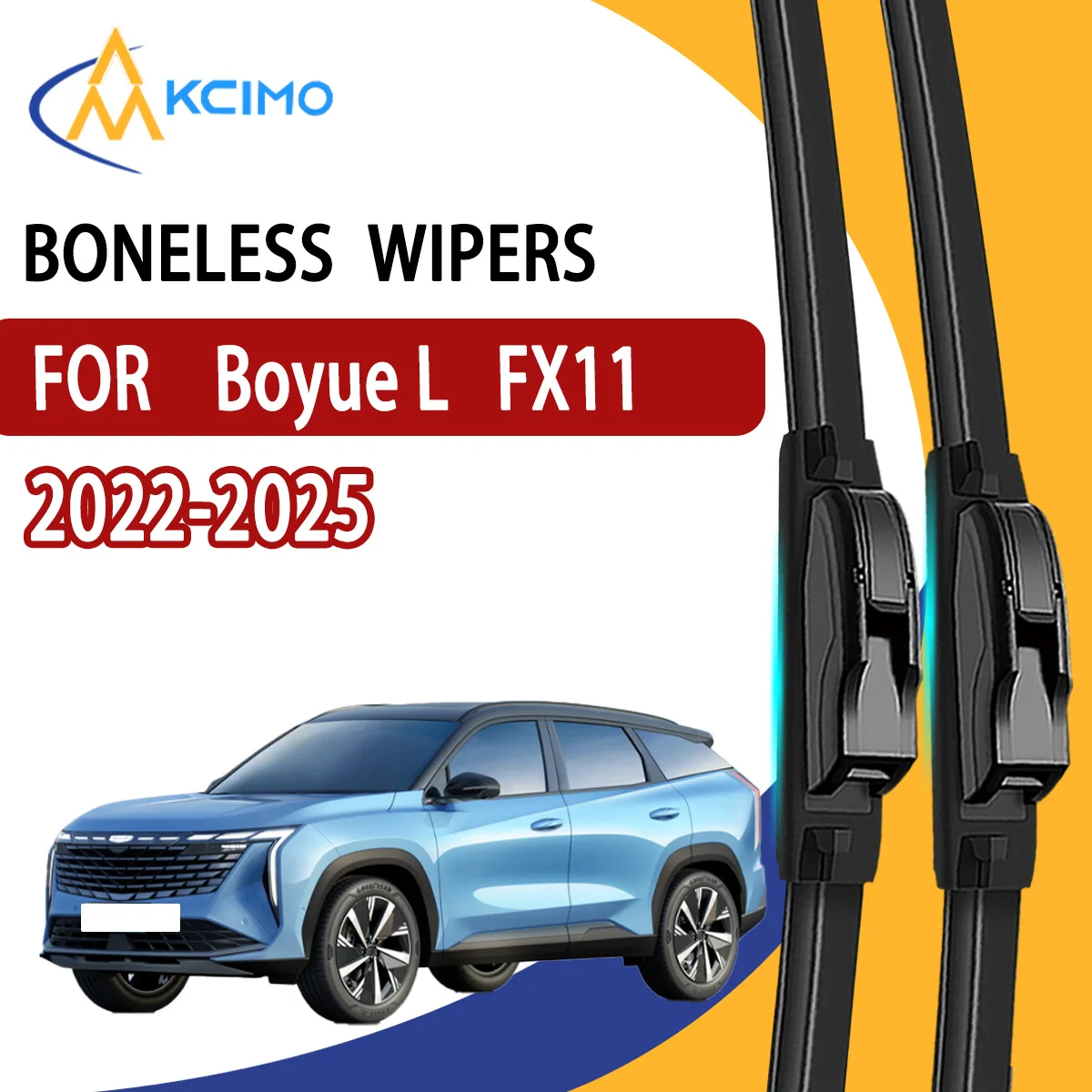 

2Pcs Front Windshield Wiper Blades For Boyue L FX11 2022-2025 Windscreen Window Car Accessories