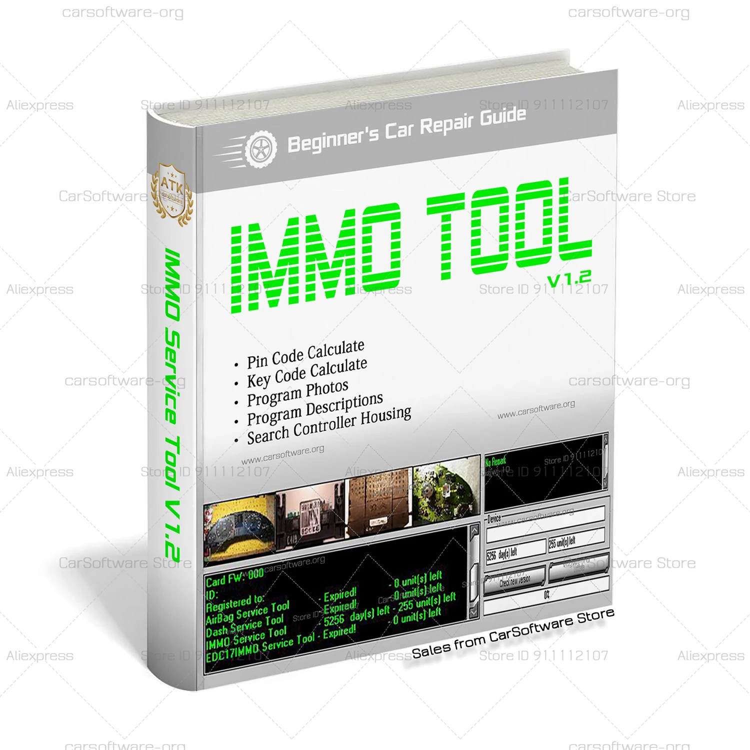 IMMO Service Tool V1.2 Immobilizers Edc 17 IMMO OFF Built-in Database PIN Code Without Registration Work With Different Cars