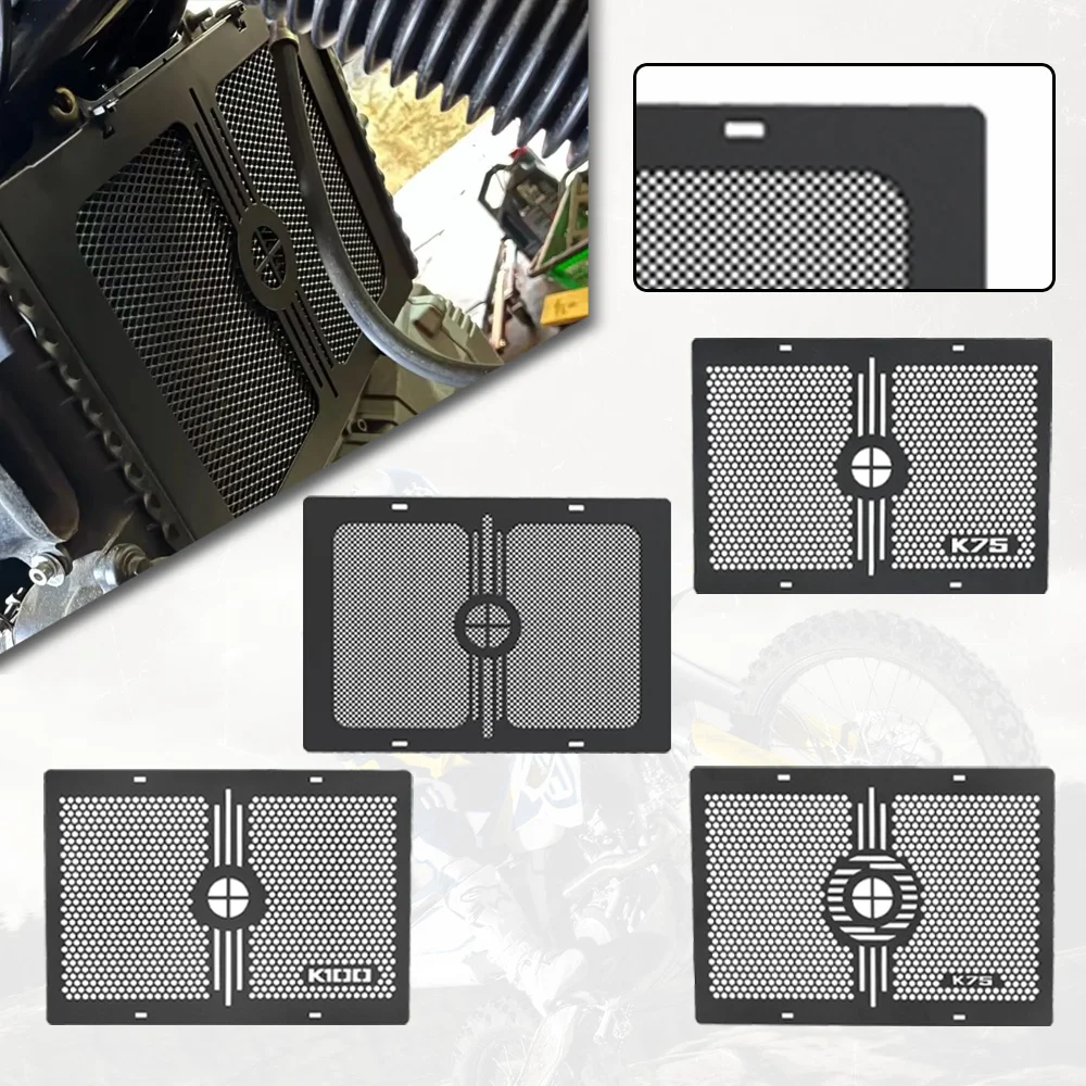 

For BMW K75 K100 Kserie K1100 Cafe Racer K75/100 Motorcycle Accessories Aluminum Radiator Grille Cover Guard Protection Protetor