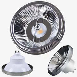 Dimmable LED AR111 Light 12w 15w G53 GU10 lamp QR111 ES111 reflector ceiling Spotlight AC85-265V