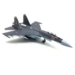 Alloy Russian Plane Model SU-35 Collectables Ornaments Display Ornaments Fighter Model for Shelf Bar Home Birthday Gifts