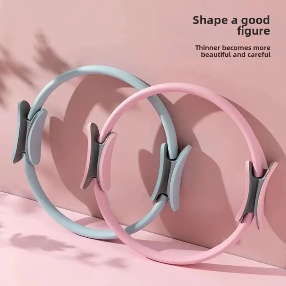 Fiberglass Exercise Yoga Pilates Ring Durable Non-Slip Grip Resistance Circle Lightweight Eco-Friendly Fitness Circle