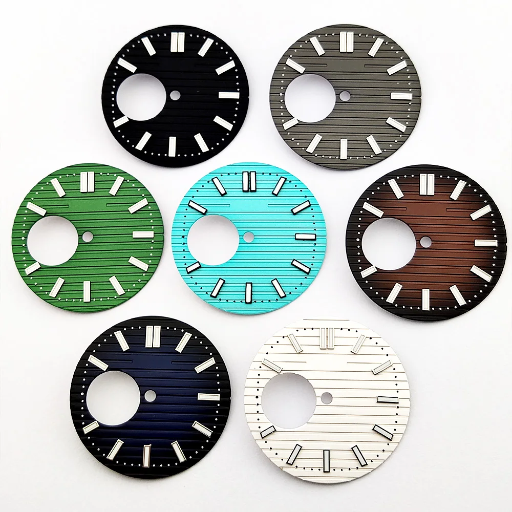 

29.8mm dial NH38 Men's watch Replacement accessories Steel Hollow luminous dial suitable for NH38 Automatic movement NH38 dial
