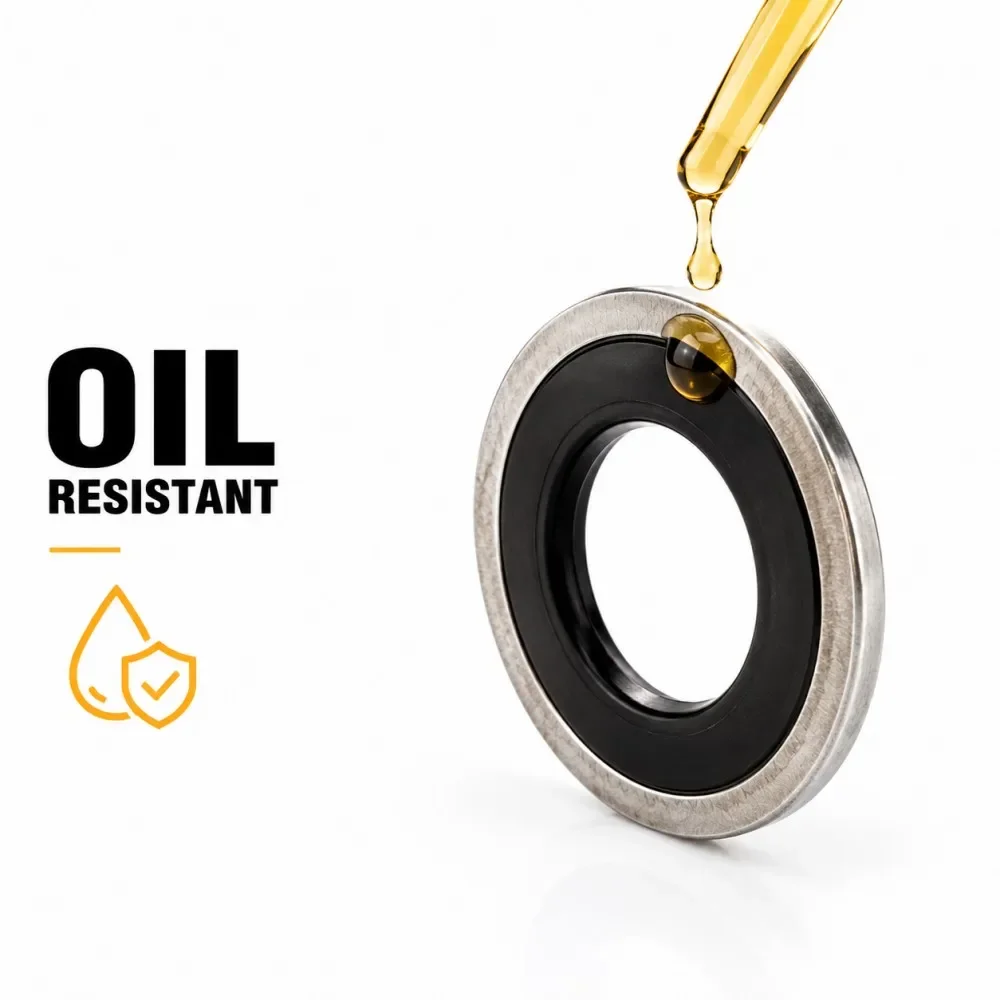M5-M60 316 Stainless Steel NBR Bonded Washer Metal Rubber Composite Gasket Oil Drain Plug Combined Sealing Ring Seal Gasket
