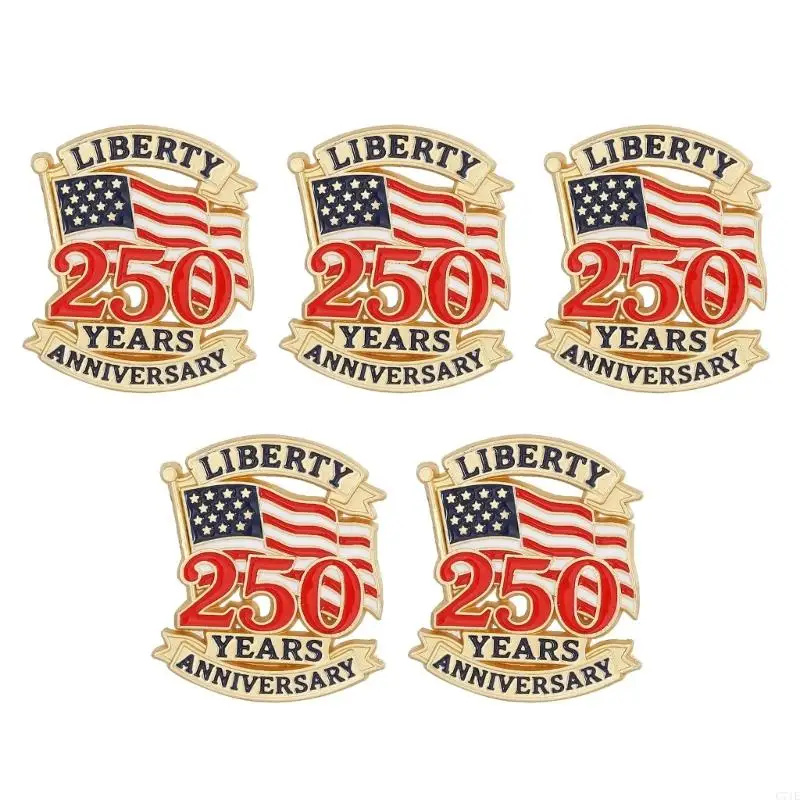  American Revolutions 250 Year Brooch Pin Badges