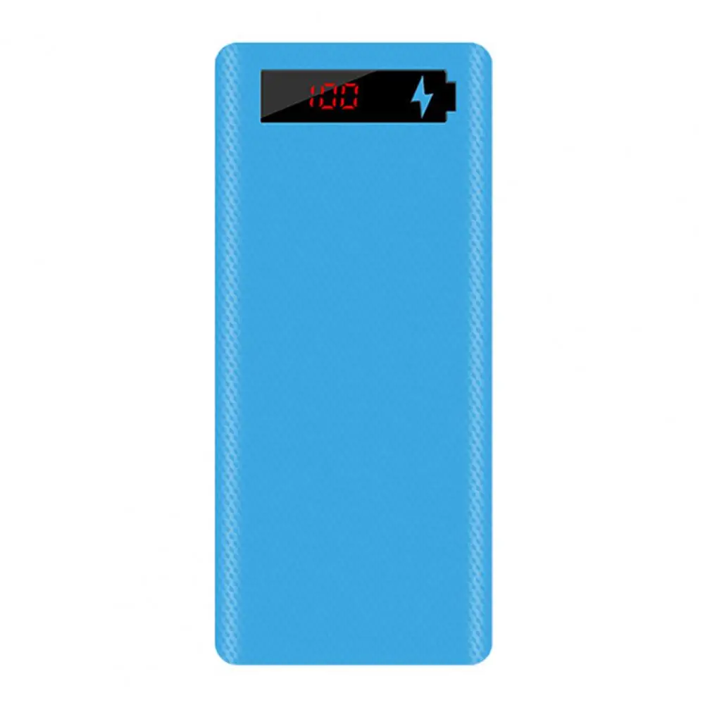 L8 Power Bank Case With Digital Display Screen LED Light Weld-free 18650 Battery Charger Box Empty Shell Power Bank Maker