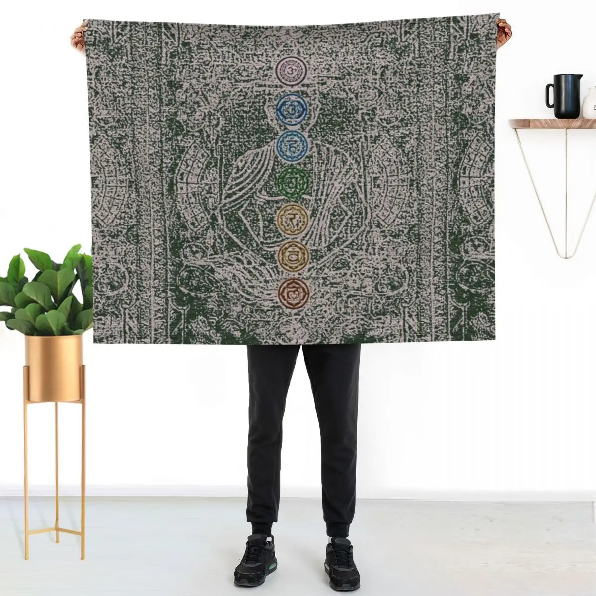The Seven Chakras (Ancient) Throw Blanket Summer For Decorative Sofa sofa bed Softest Plush wednesday Blankets