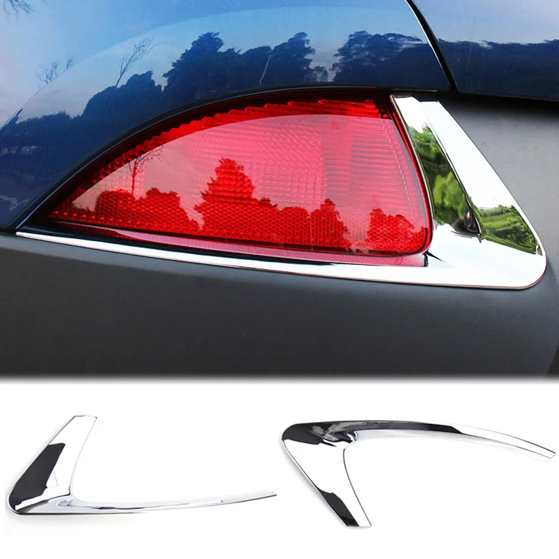 For Renault Kadjar 2015 2016 2017 2018 Chrome Rear Trunk Fog Light Lamp Cover Side Mirror Trim Molding Car Styling Accessories