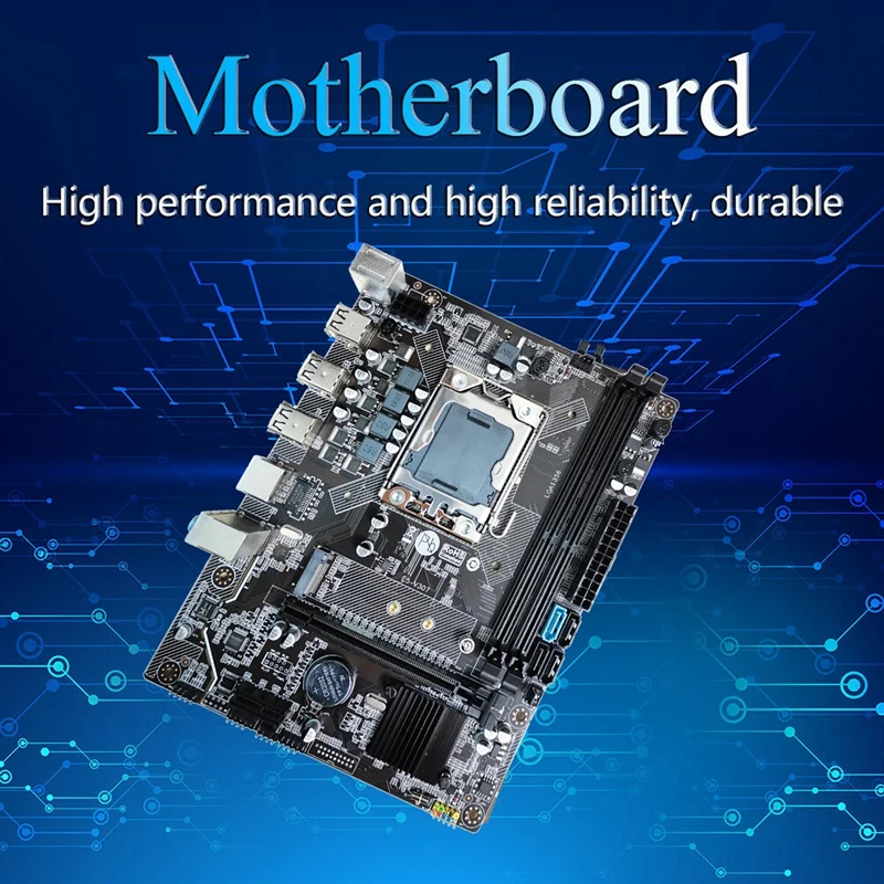 

X79 Computer Motherboard Kit+E5 2420 CPU+Switch Cable+SATA Cable+Bezel LGA1356 DDR3 REG ECC RAM Slot M.2 NVME SATA3.0